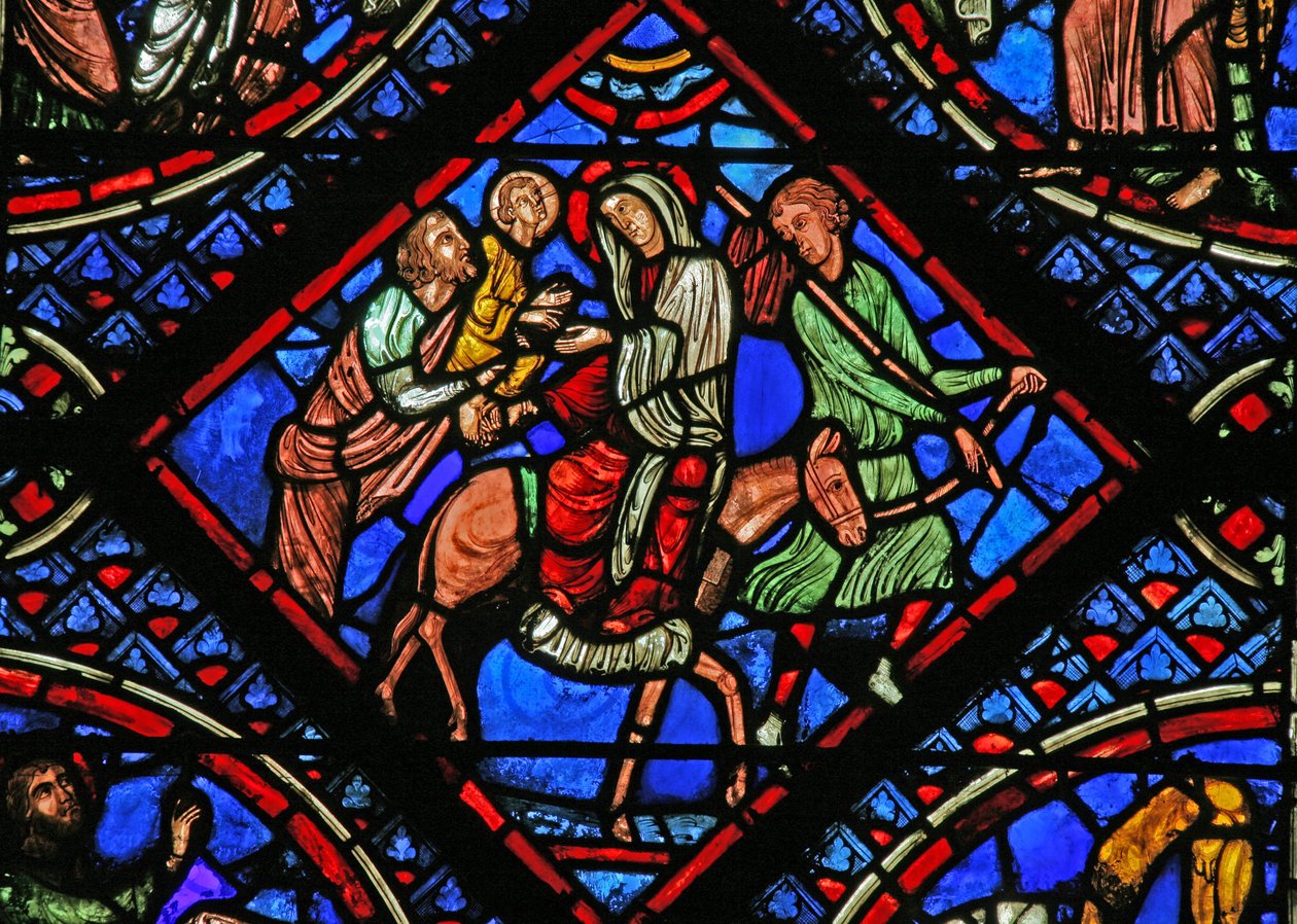 Flight into Egypt by French School