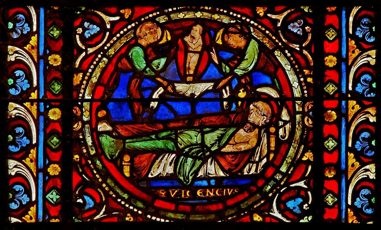The Death of St Germain by French School