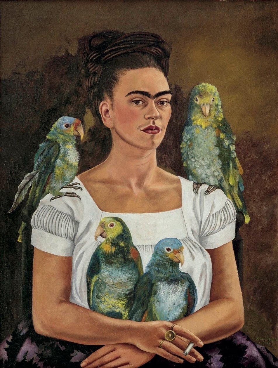 Me and My Parrots by Frida Kahlo