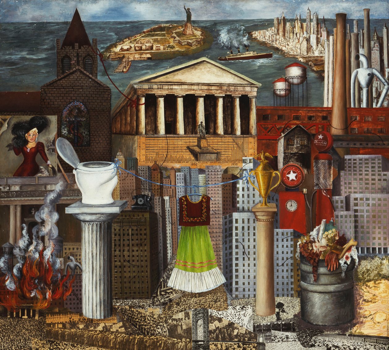 My Dress Hangs Here by Frida Kahlo