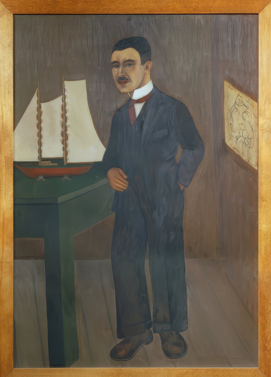 Portrait of Dr. Leo Eloesser by Frida Kahlo