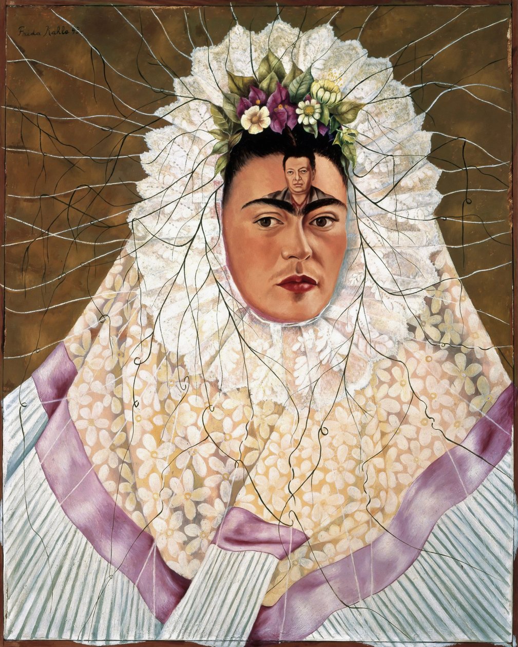Self-Portrait as Tehuana or Diego on My Mind by Frida Kahlo