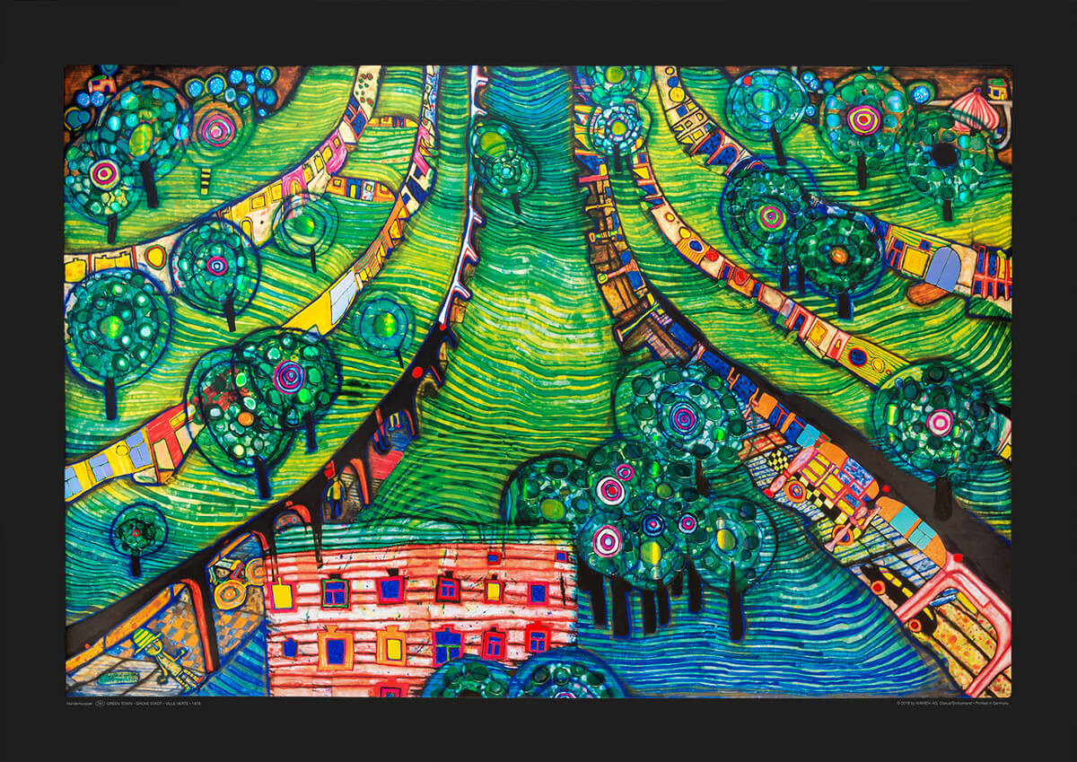 Green City by Friedensreich Hundertwasser