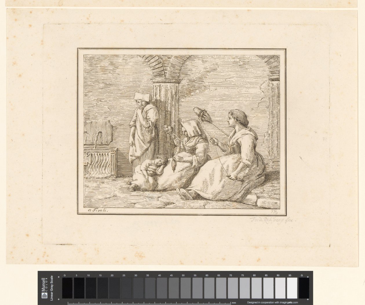 Spinning Women by Friedrich Rehberg