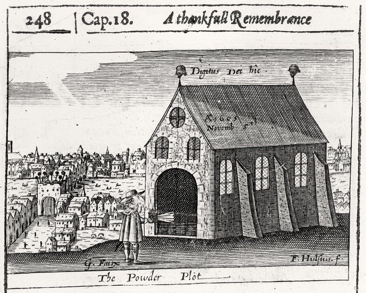 A Thankful Remembrance of the Powder Plot, 5th November 1605 by Friedrich van Hulsen