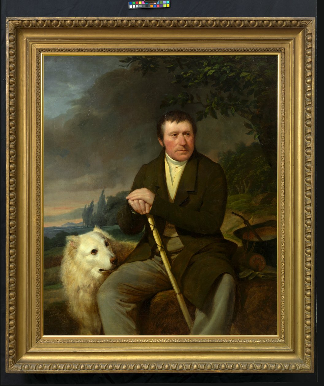 Friedrich Ludwig Müller, Merchant and Founder of the Döbling Poorhouse by Friedrich von Amerling
