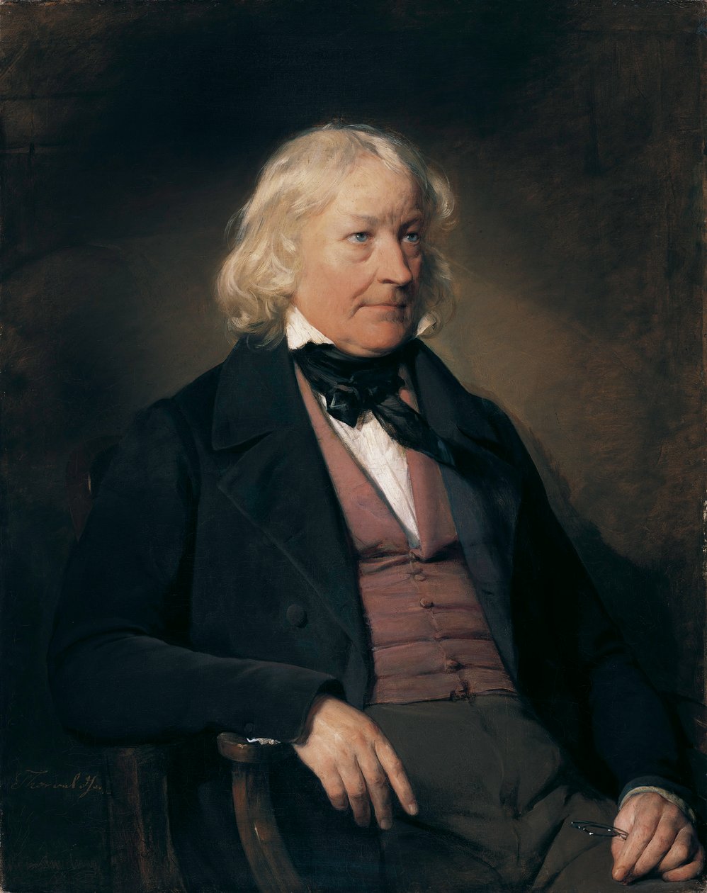 Portrait of the Sculptor Bertel Thorvaldsen (1770-1844) by Friedrich von Amerling