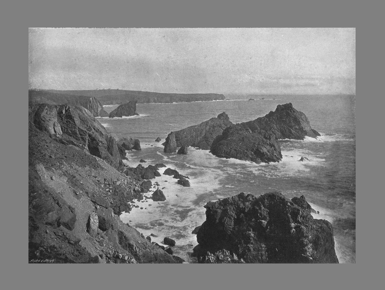 Old Lizard Head and Kynance Cove by Frith and Co