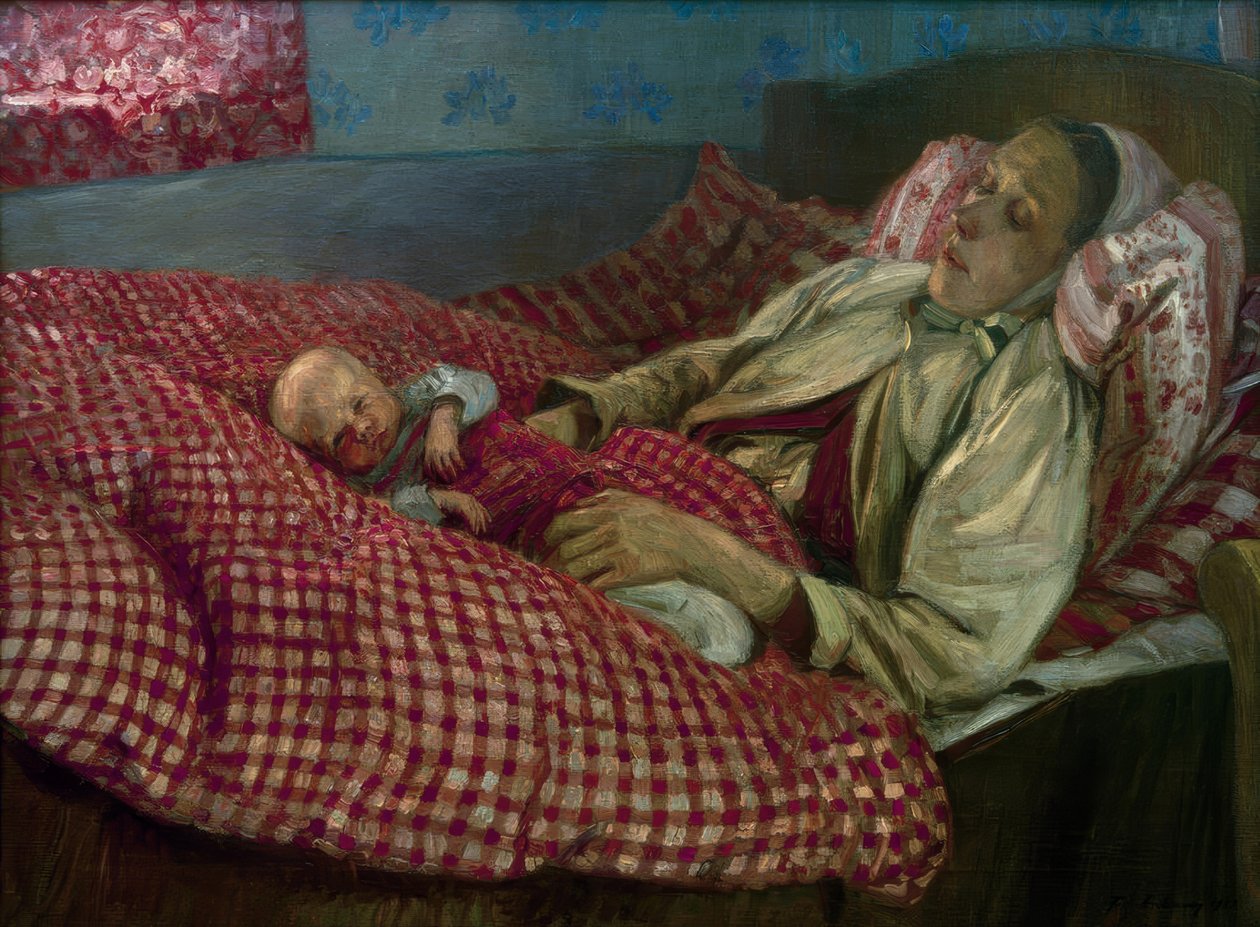 The New Mother by Fritz Mackensen