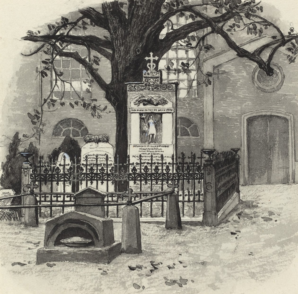 Tomb of Klopstock by Fritz Stoltenberg
