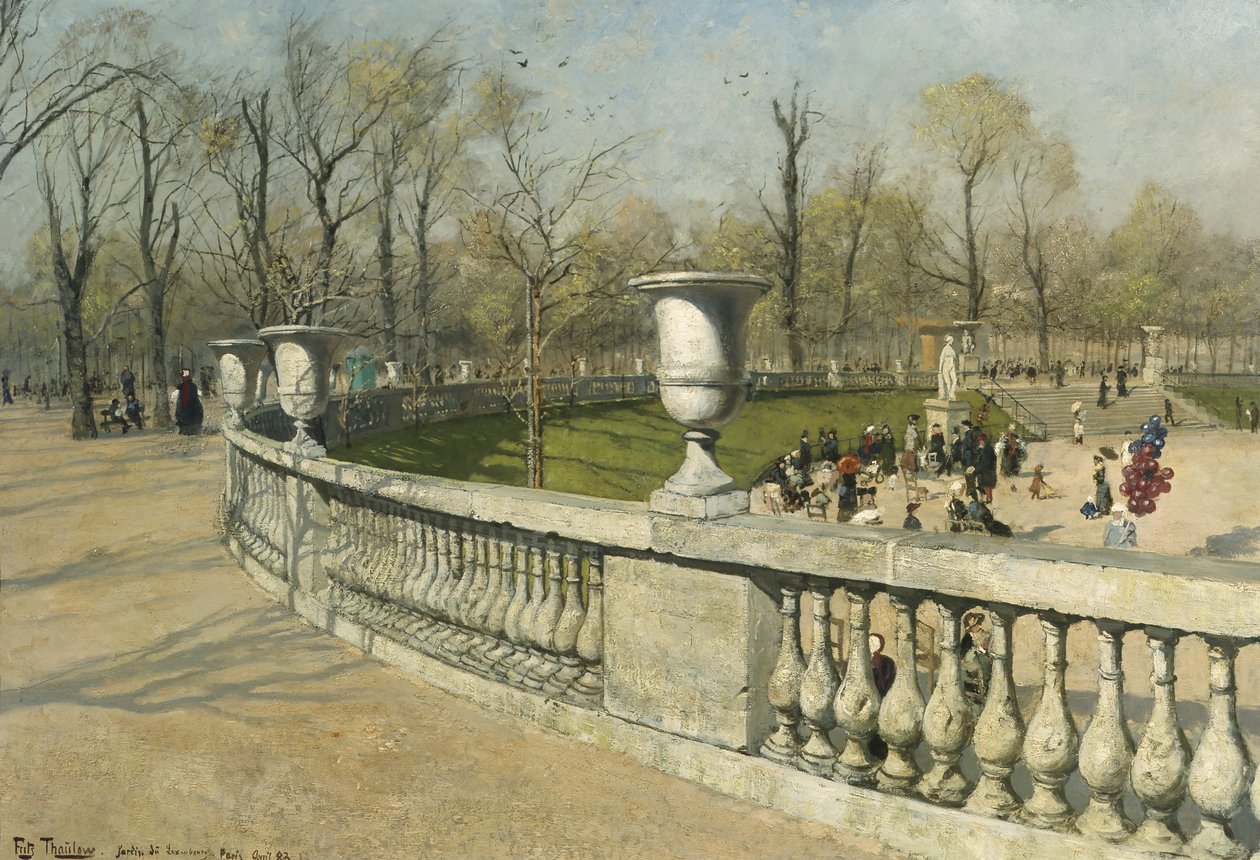 Luxembourg Garden by Fritz Thaulow