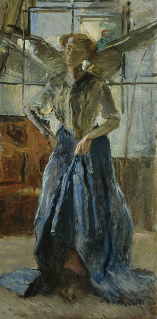 Angel in the Studio by Fritz von Uhde