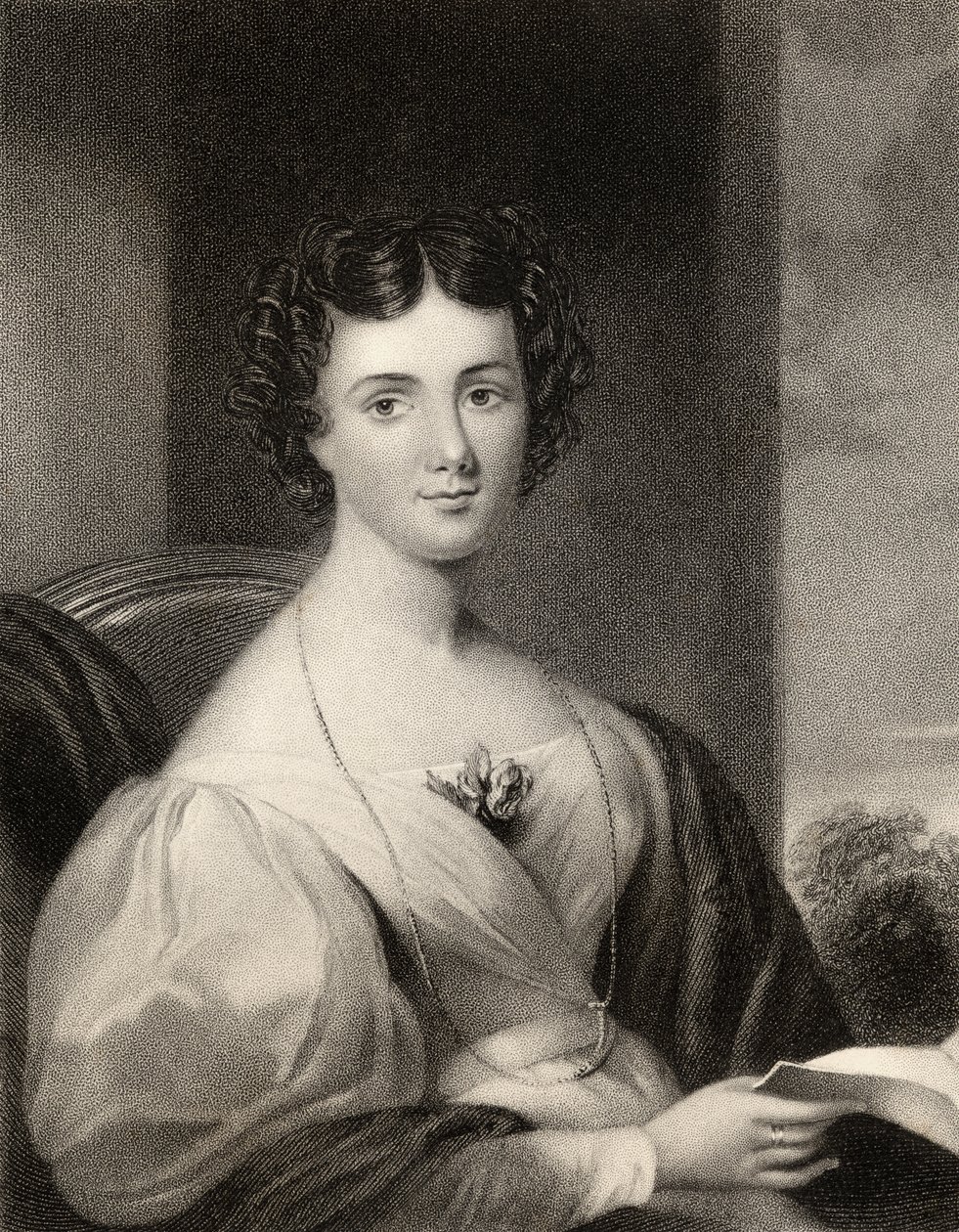 Maria Jane Jewsbury, engraved by J. Cochran, from 