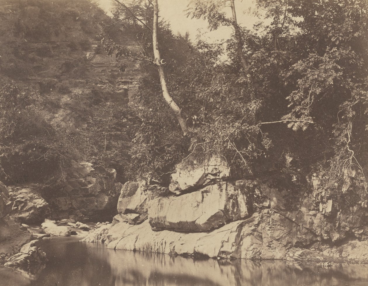 River Scene by G.B. Gething