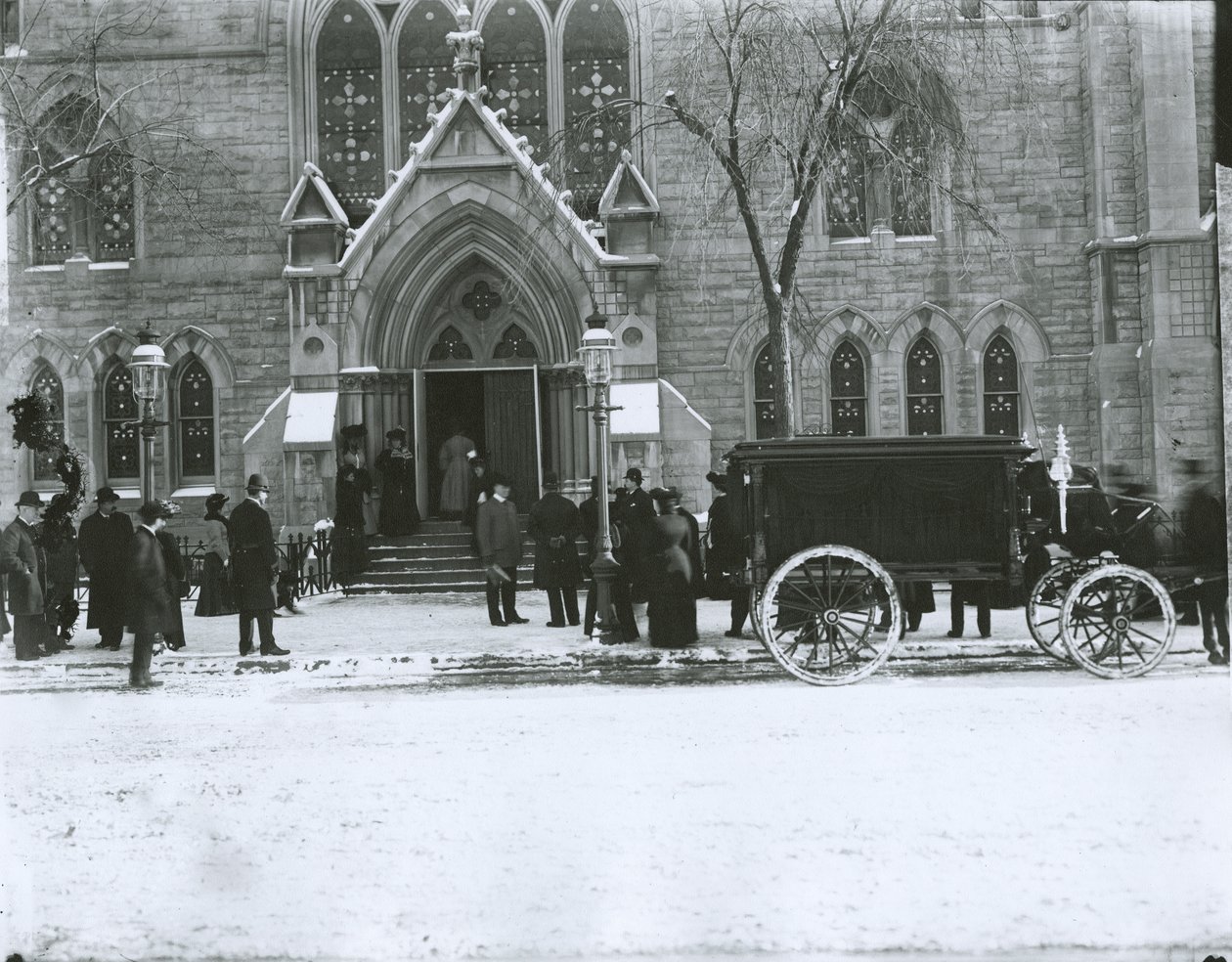 Mrs Gilbert's Funeral, Bloomingdale Reformed Dutch Church, New York City