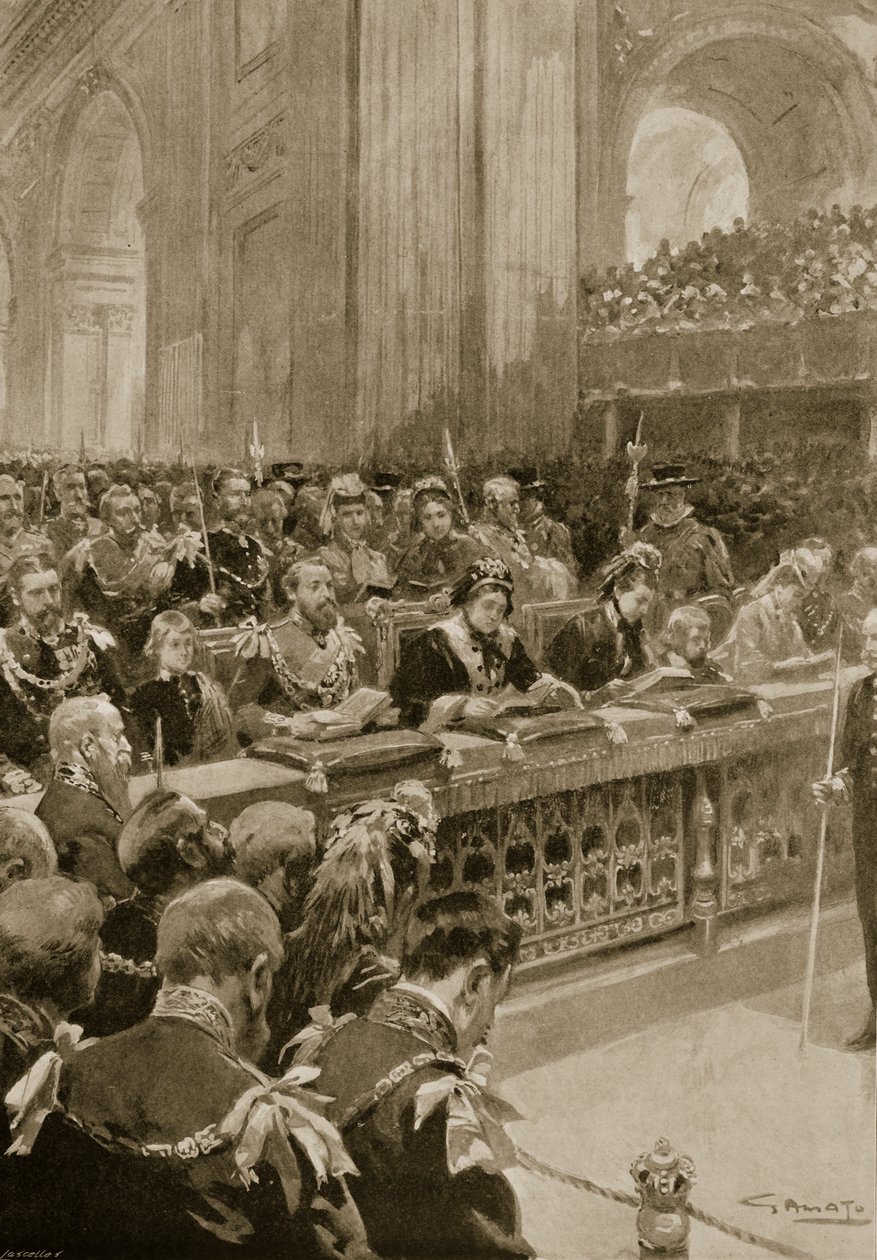 The Thanksgiving Service for the Recovery of the Prince of Wales, Held in St. Paul