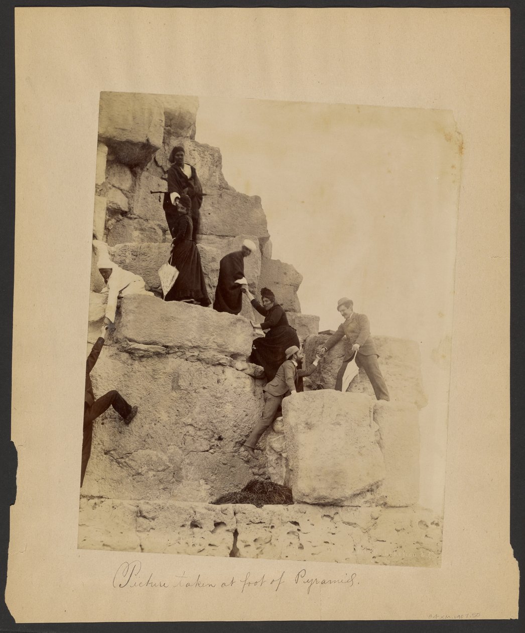 Picture taken at foot of Pyramids by G. Lekegian
