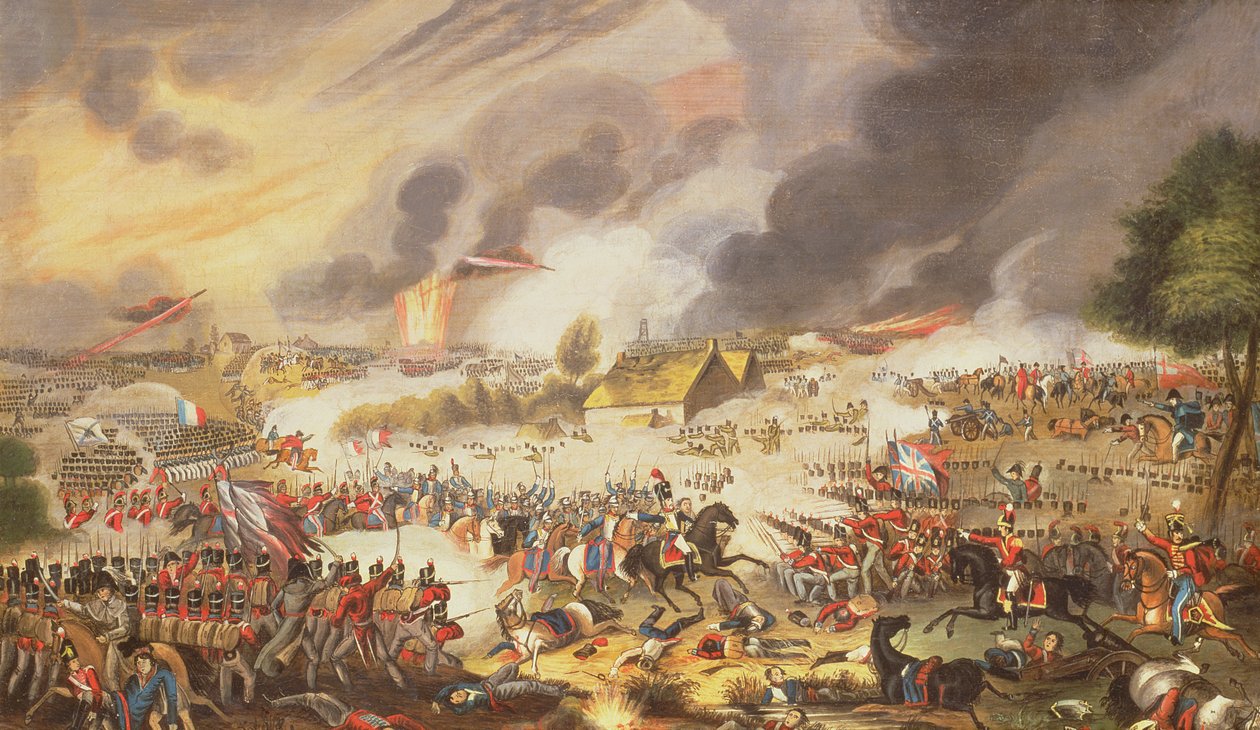 The Battle of Waterloo, 18th June 1815, 1842 by G. Newton