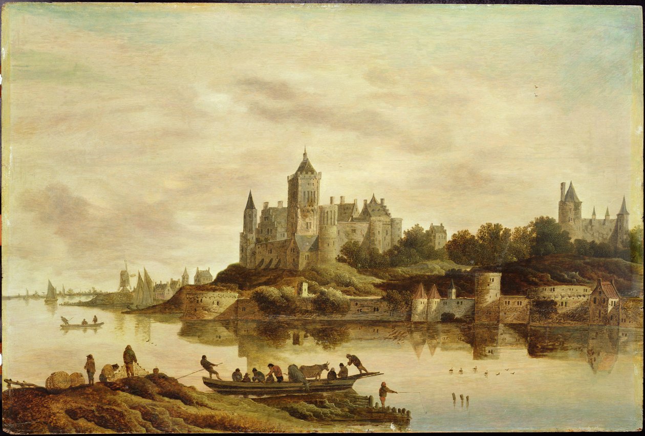 View of Het Valckhof, Nijmegen by G. W. Berckhout