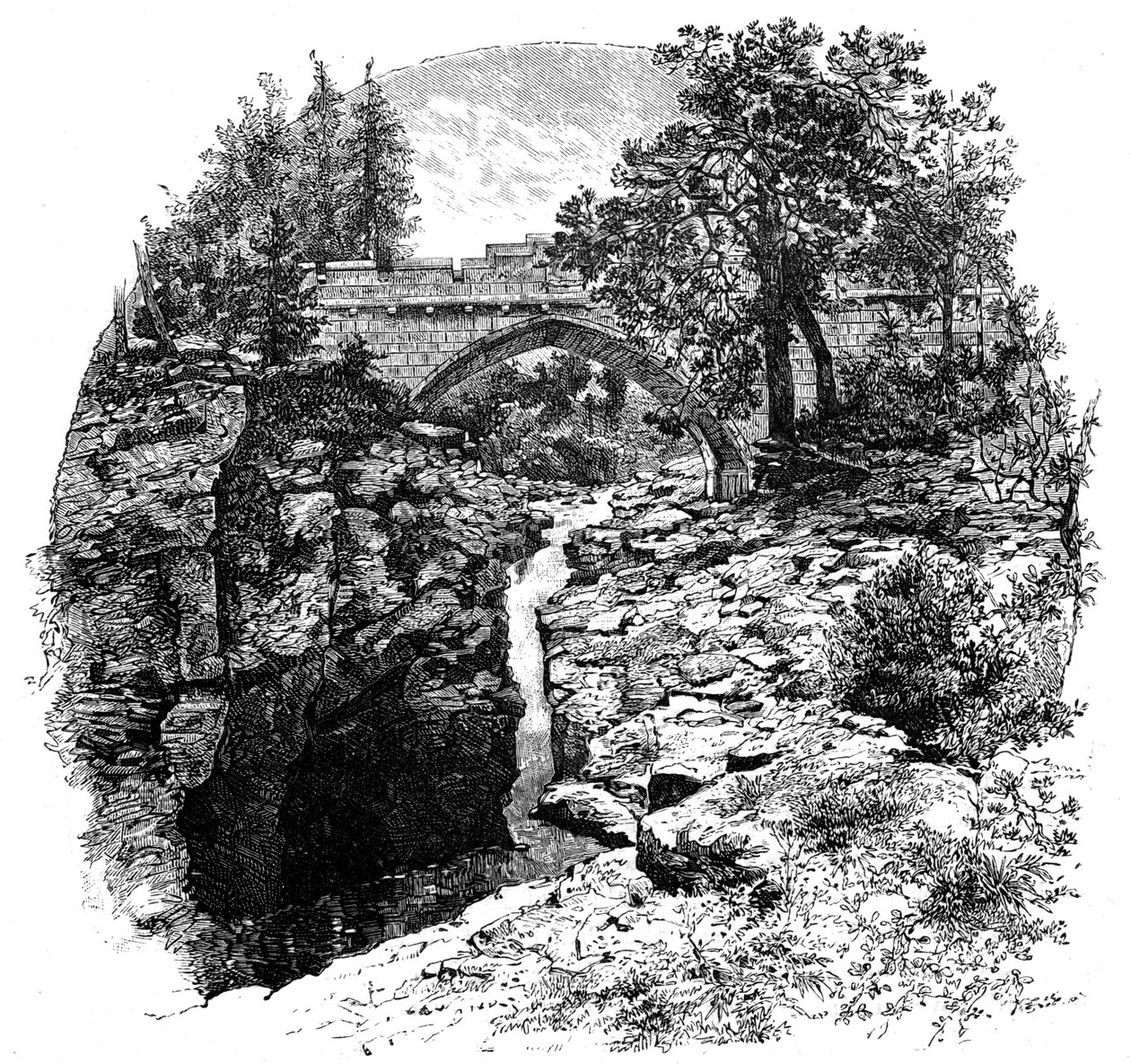The Linn of Dee, Aberdeenshire, Scotland by G. W. Wilson and Company