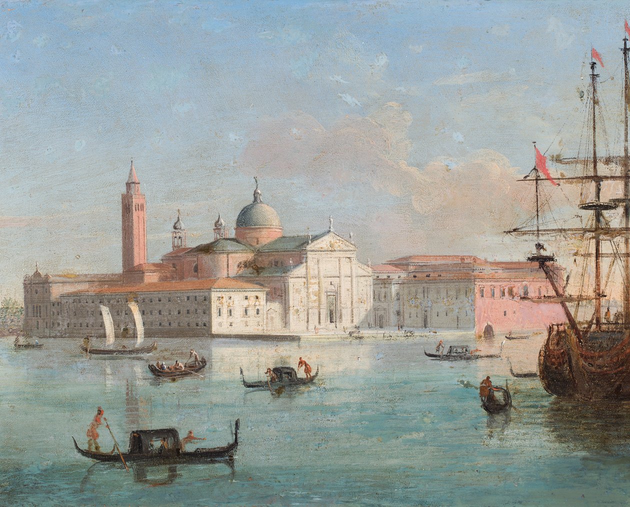 Venice, a View of San Giorgio Maggiore by G. van (1653-1736) (follower of) Wittel