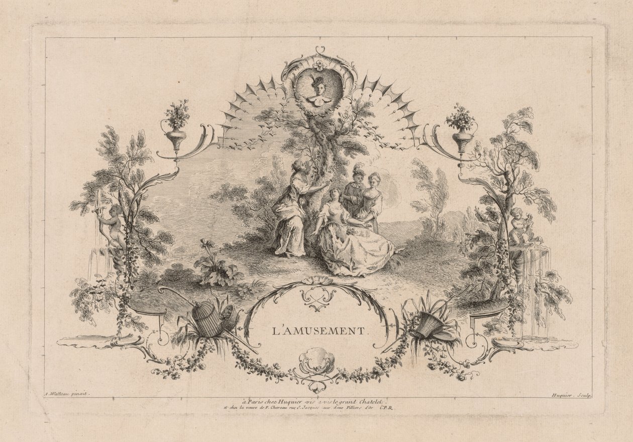 Amusement, Arabesque by Gabriel Huquier
