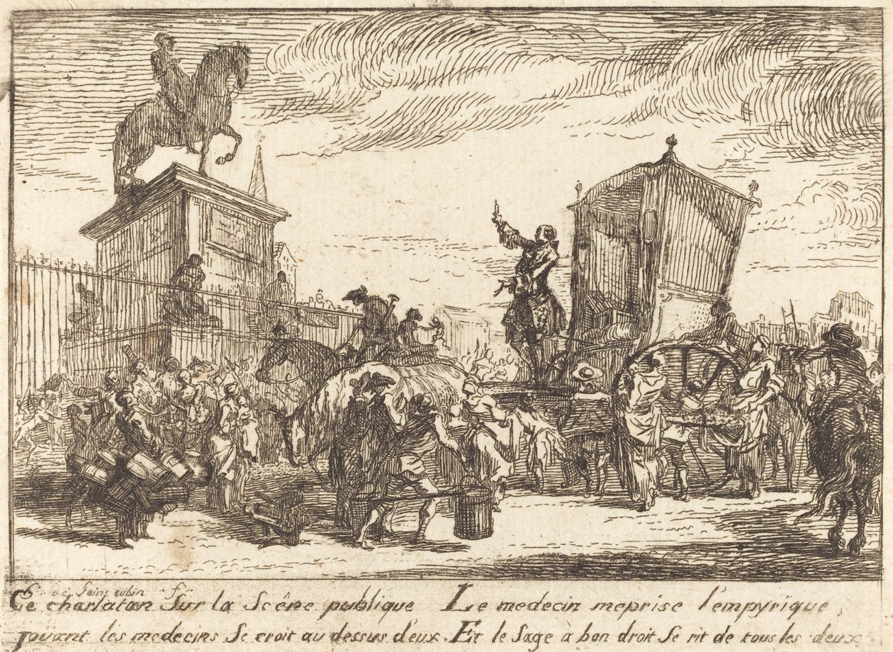 The Charlatan by Gabriel Jacques de Saint Aubin