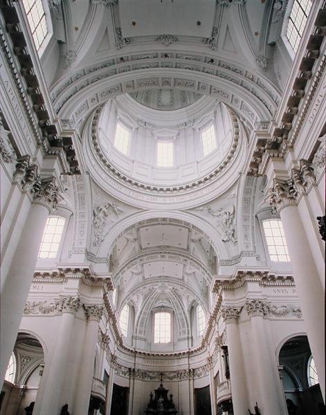 Interior view of the dome by Gaetano Pizzoni