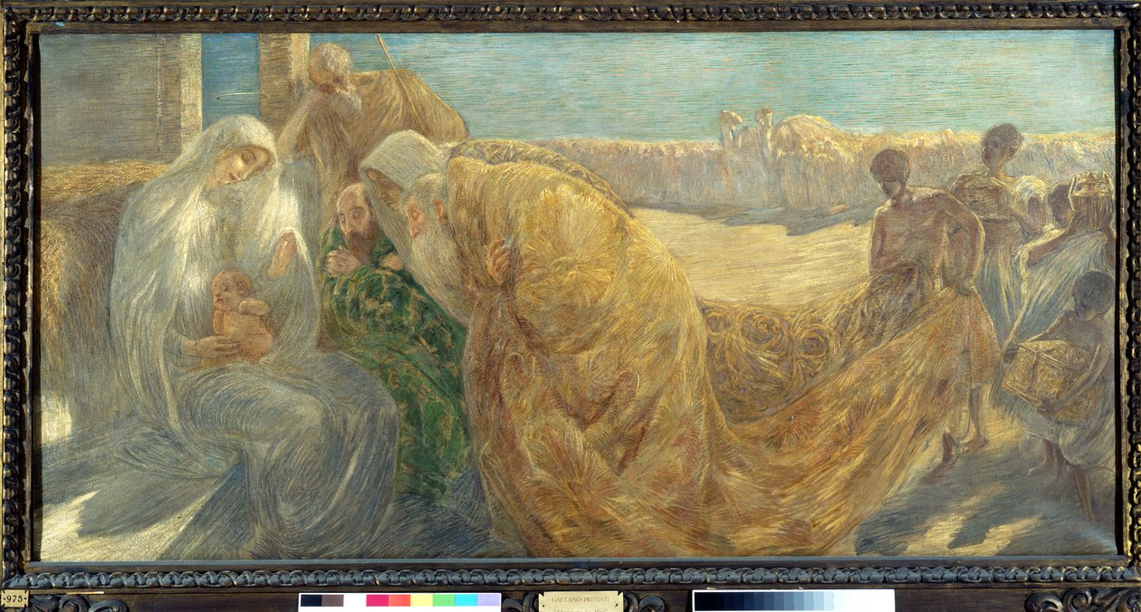 Adoration of the Magi by Gaetano Previati