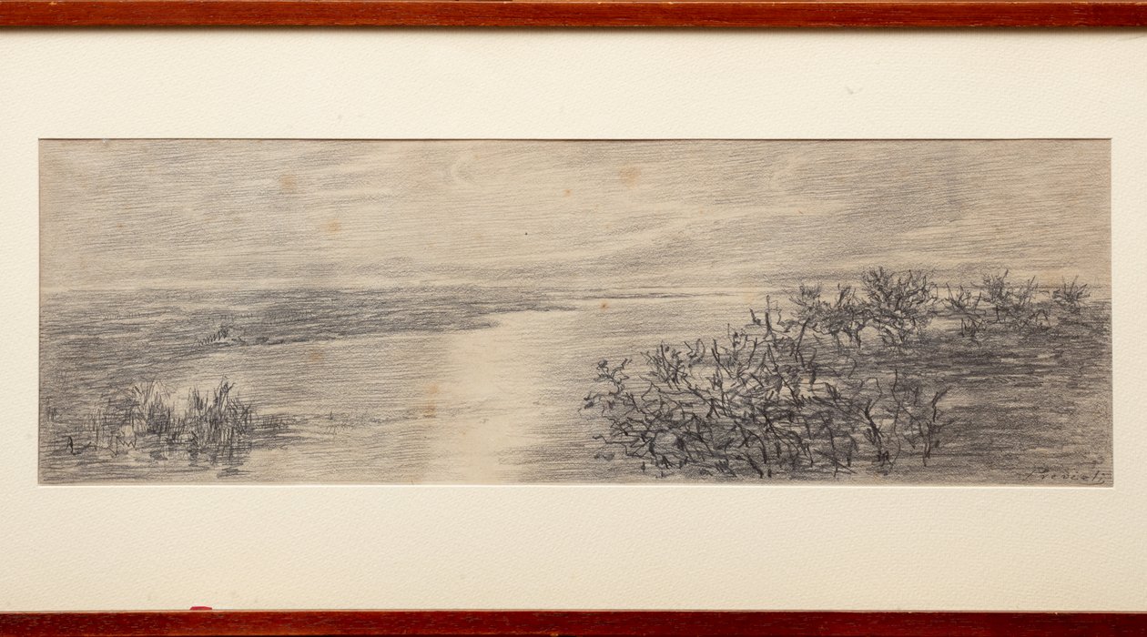 The Branch of Lake Como by Gaetano Previati