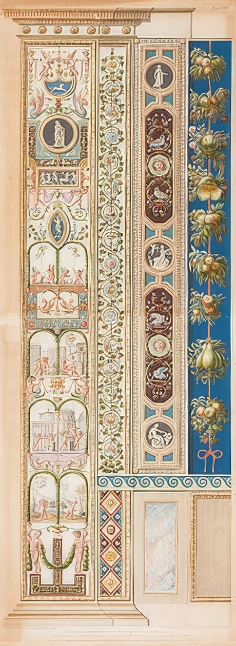 Pilaster Loggia VIII (Decoration with Groups of Children) by Gaetano Savorelli