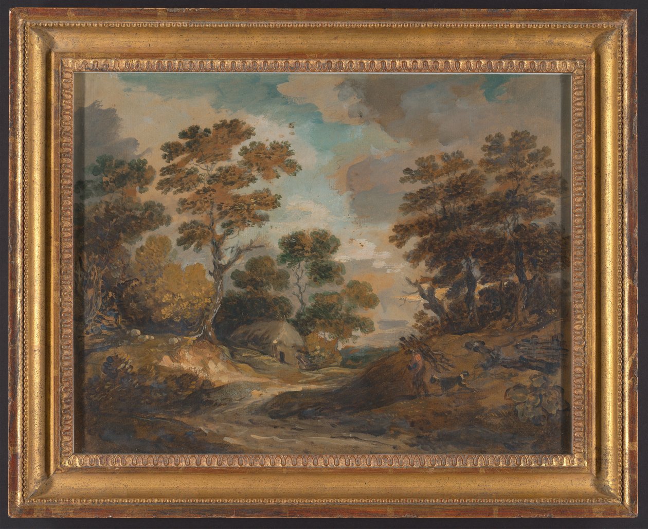 Landscape: Man Carrying Faggots by Gainsborough Dupont