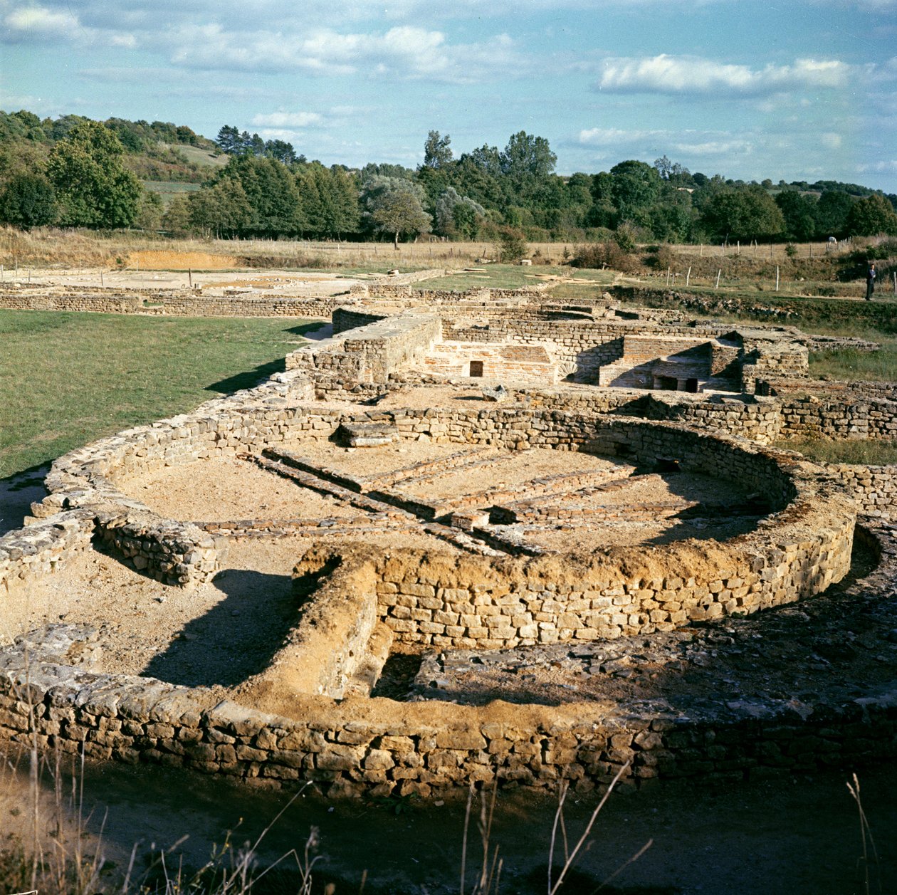 View of the Thermal Baths by Gallo-Roman