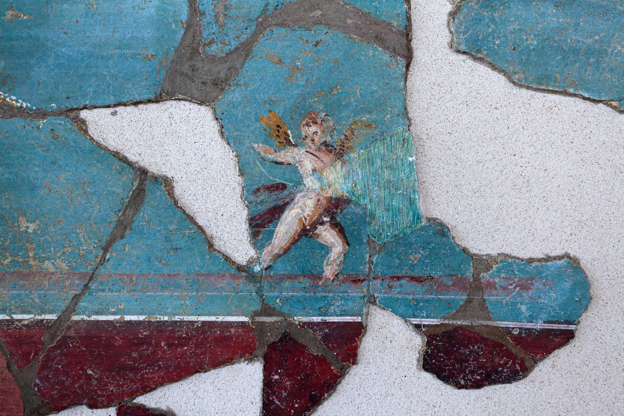 Roman Wall-Painting by Gallo-Roman