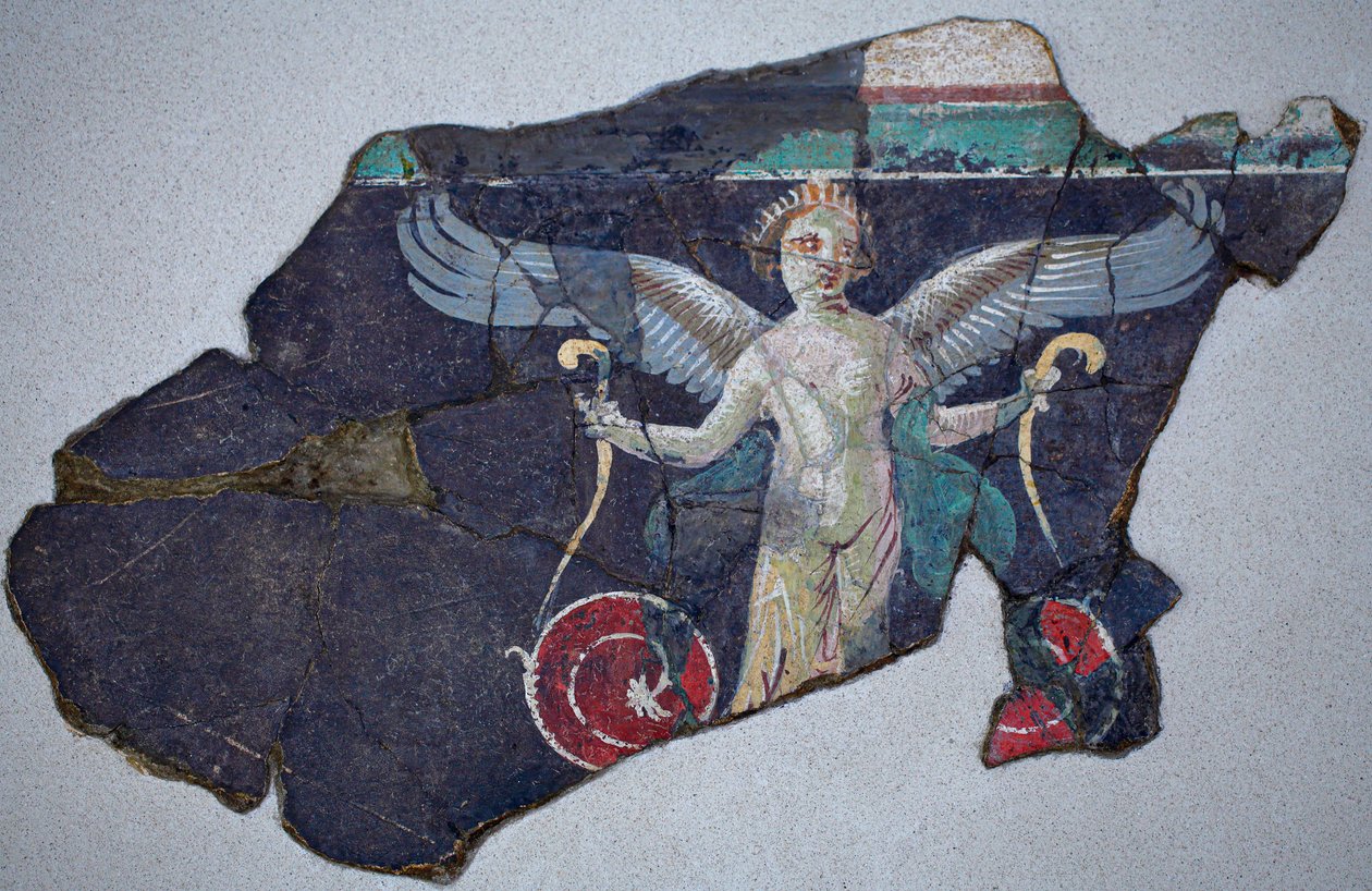 Roman Wall-Painting by Gallo-Roman