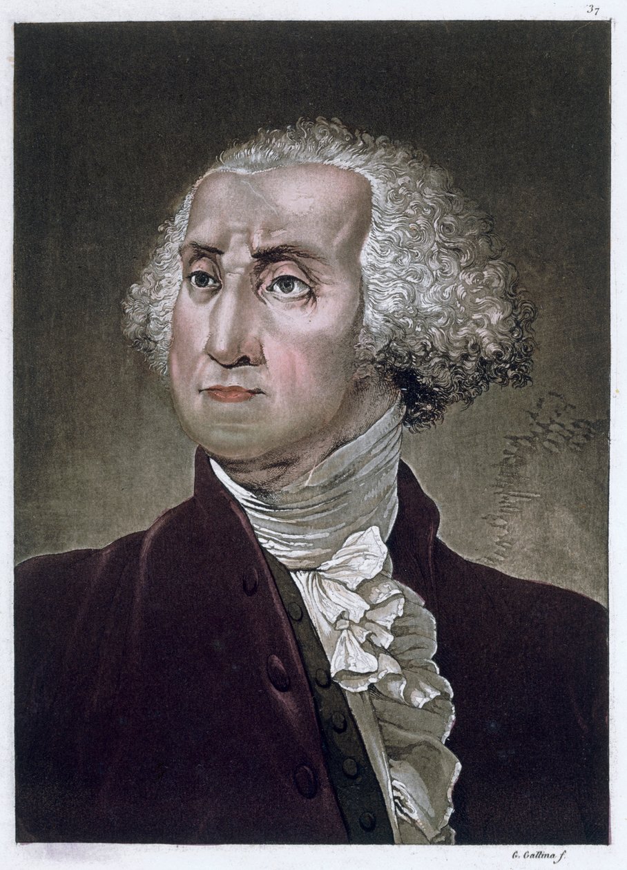 George Washington, first President of the United States of America, c. 1820 by Gallo Gallina