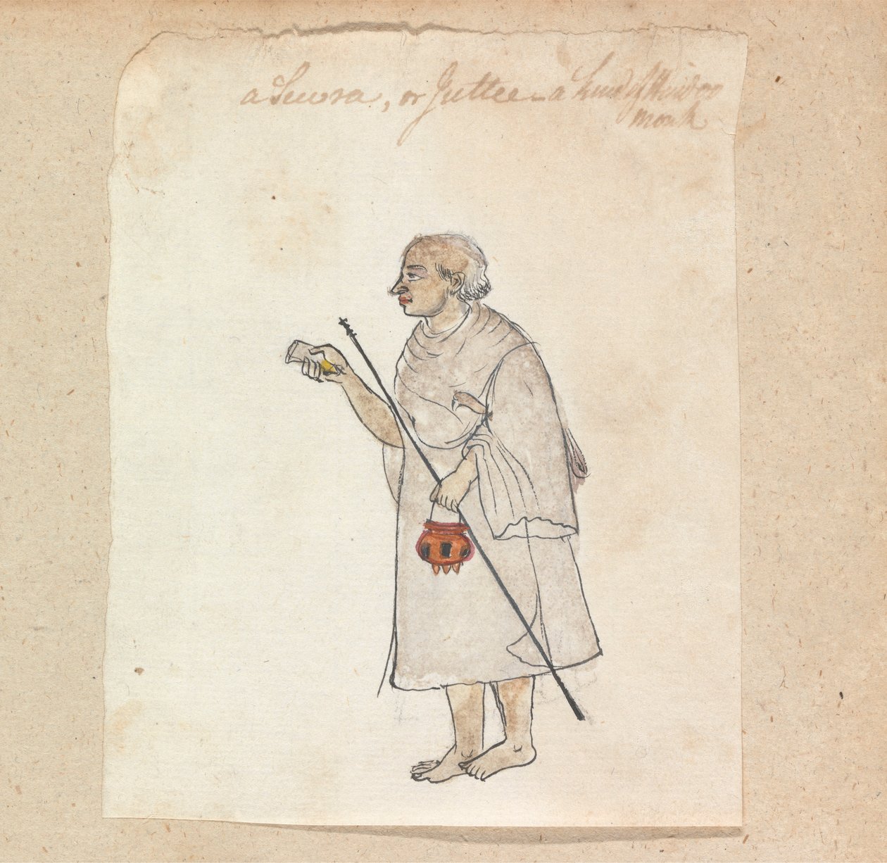 A Lewsa of Jettee - A Kind of Hindu Monk by Gangaram Chintaman Tambat