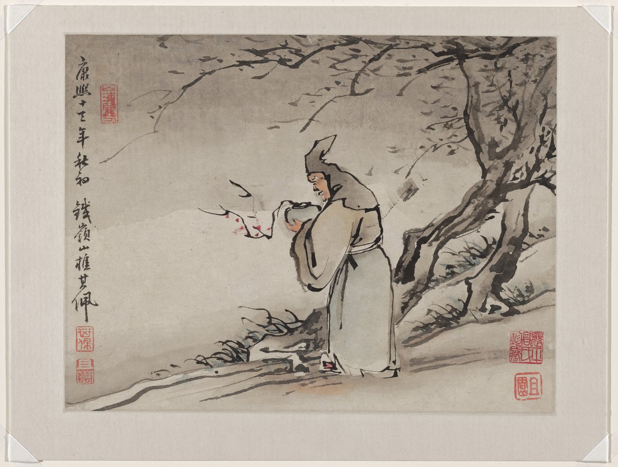 Finger Painting, from an Album of Ten by Gao Qipei