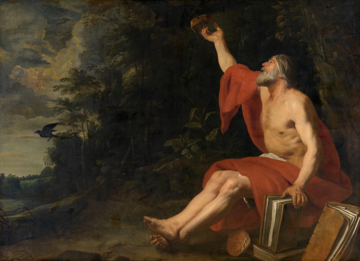 Elijah Fed by the Raven by Gaspar De Crayer