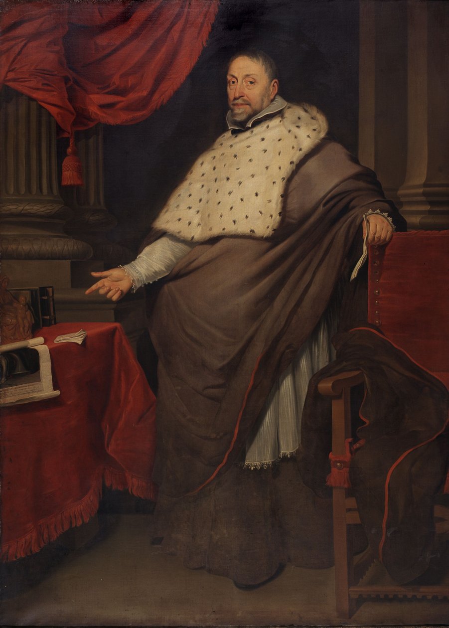 Portrait of Bishop Antonius Triest by Gaspar De Crayer