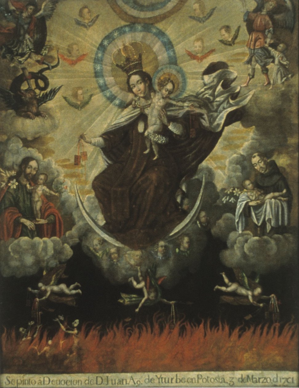 Virgin of Carmen by Gaspar Miguel de Berrio
