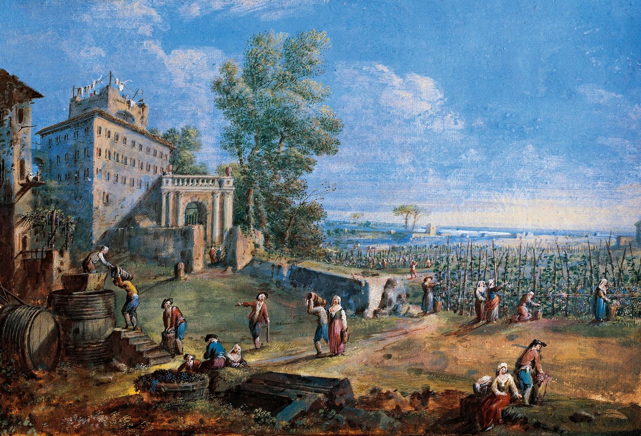The Harvest by Gaspar van Wittel