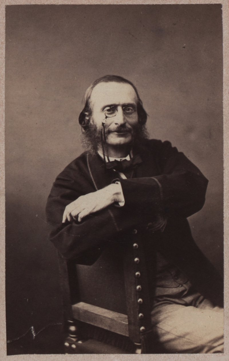 Portrait of Jacques Offenbach by Gaspard Félix Nadar