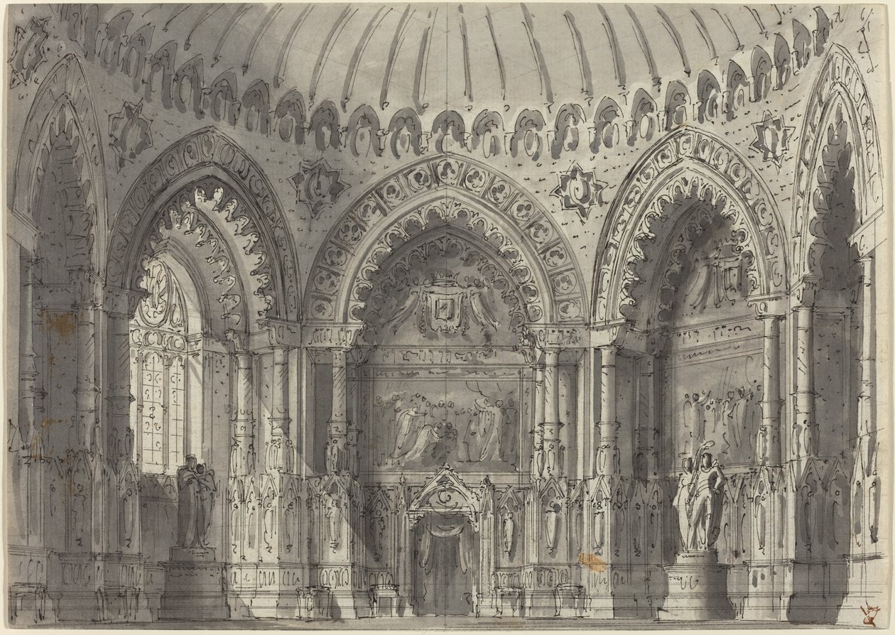 Rotunda in Gothic Style by Gasparo Galliari