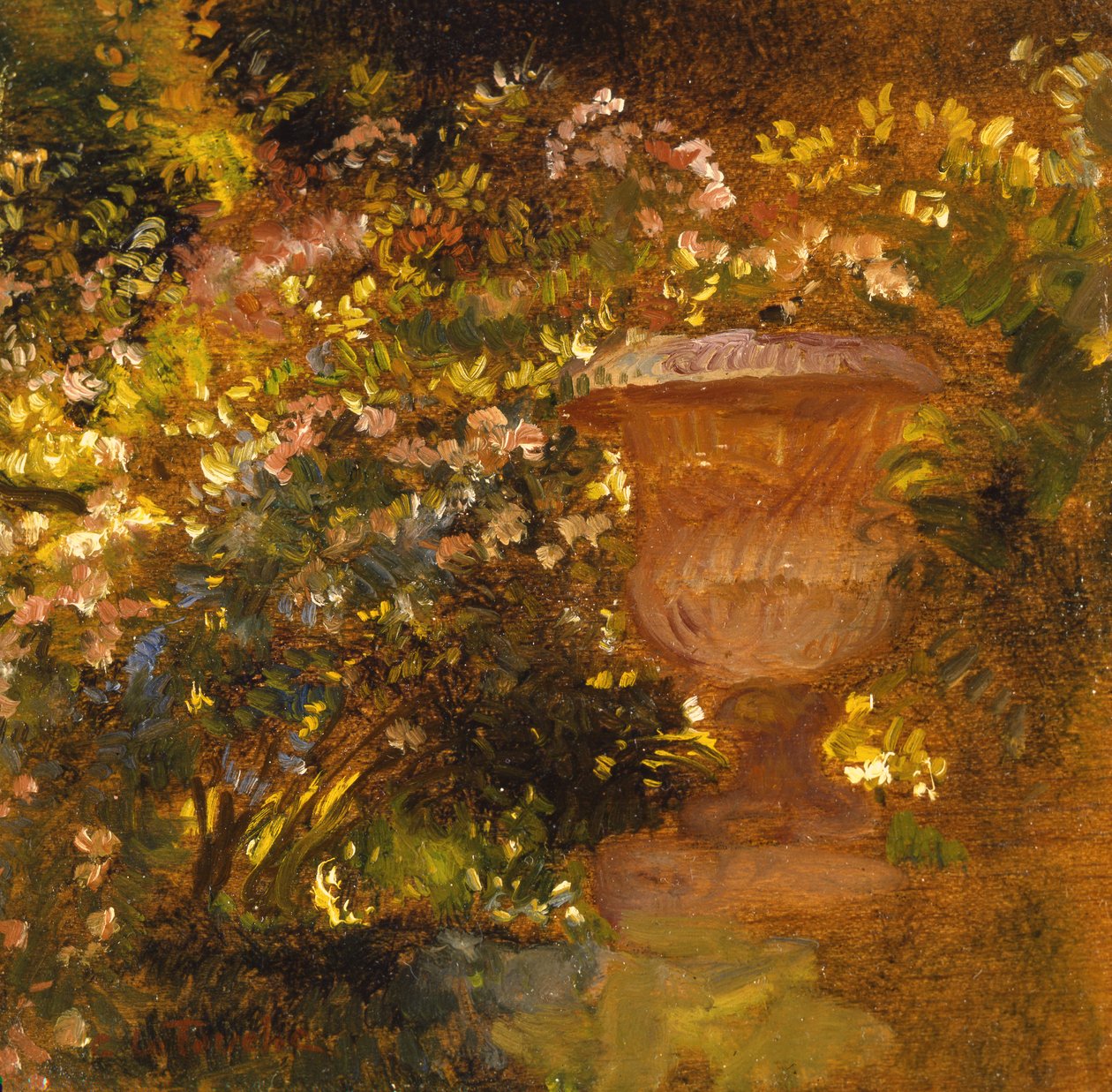 Garden Scene by Gaston de la Touche