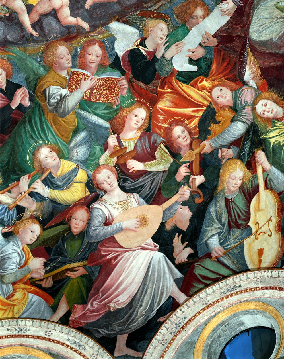 The Concert of Angels, 1534-36 (detail) by Gaudenzio Ferrari