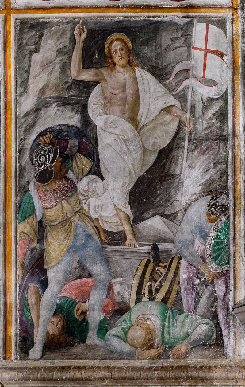 Detail of the Resurrection of Christ, from The Life and the Passion of Christ by Gaudenzio Ferrari