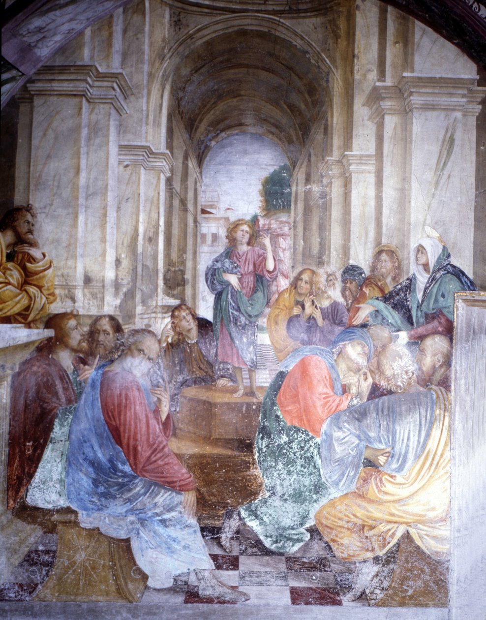 Discussion of Jesus with the doctors at the Temple (detail) by Gaudenzio Ferrari