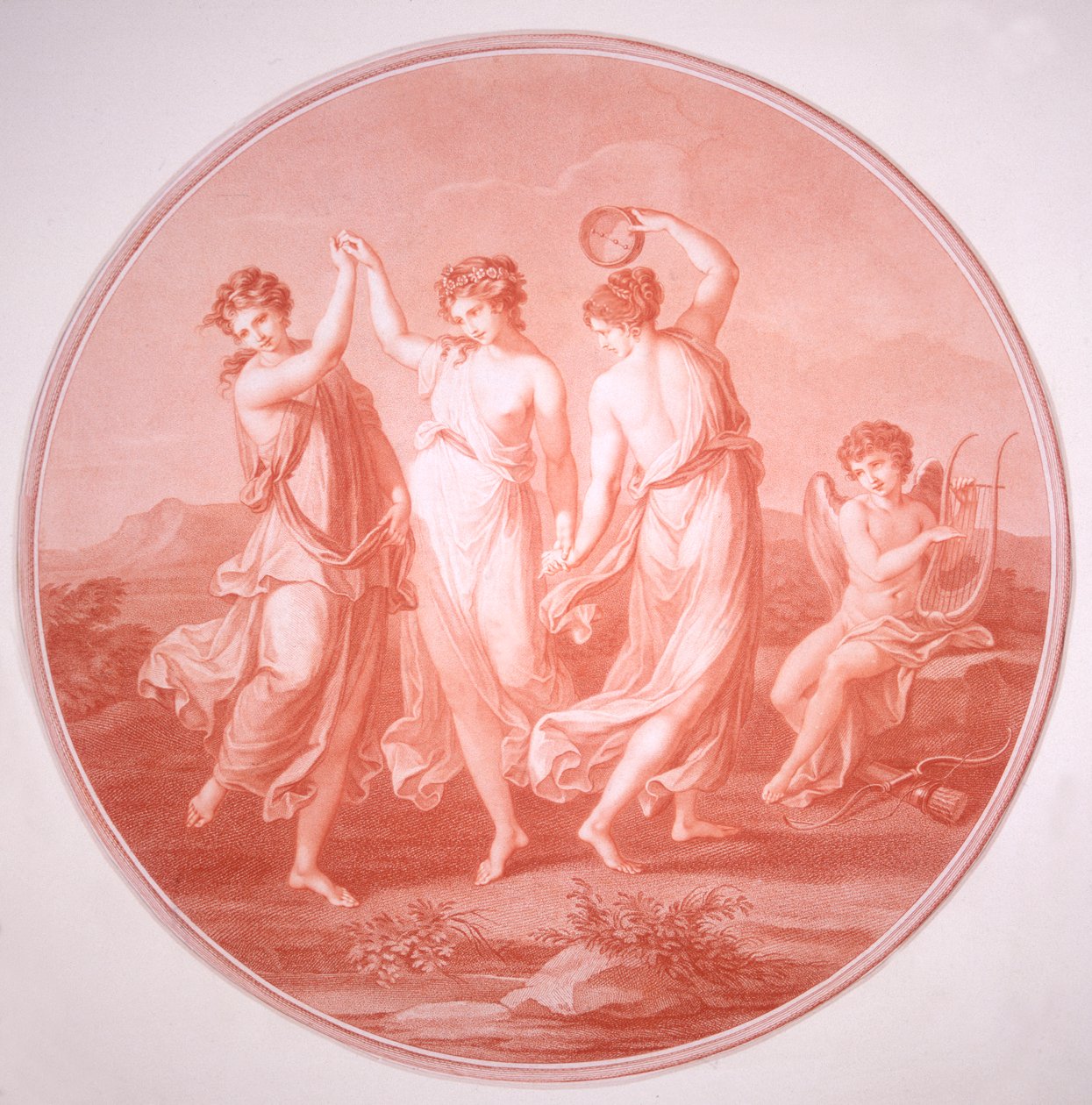 The Three Graces and Cupid, c. 1775-c. 1792 by Gavrila Ivanovitch Scorodomoff