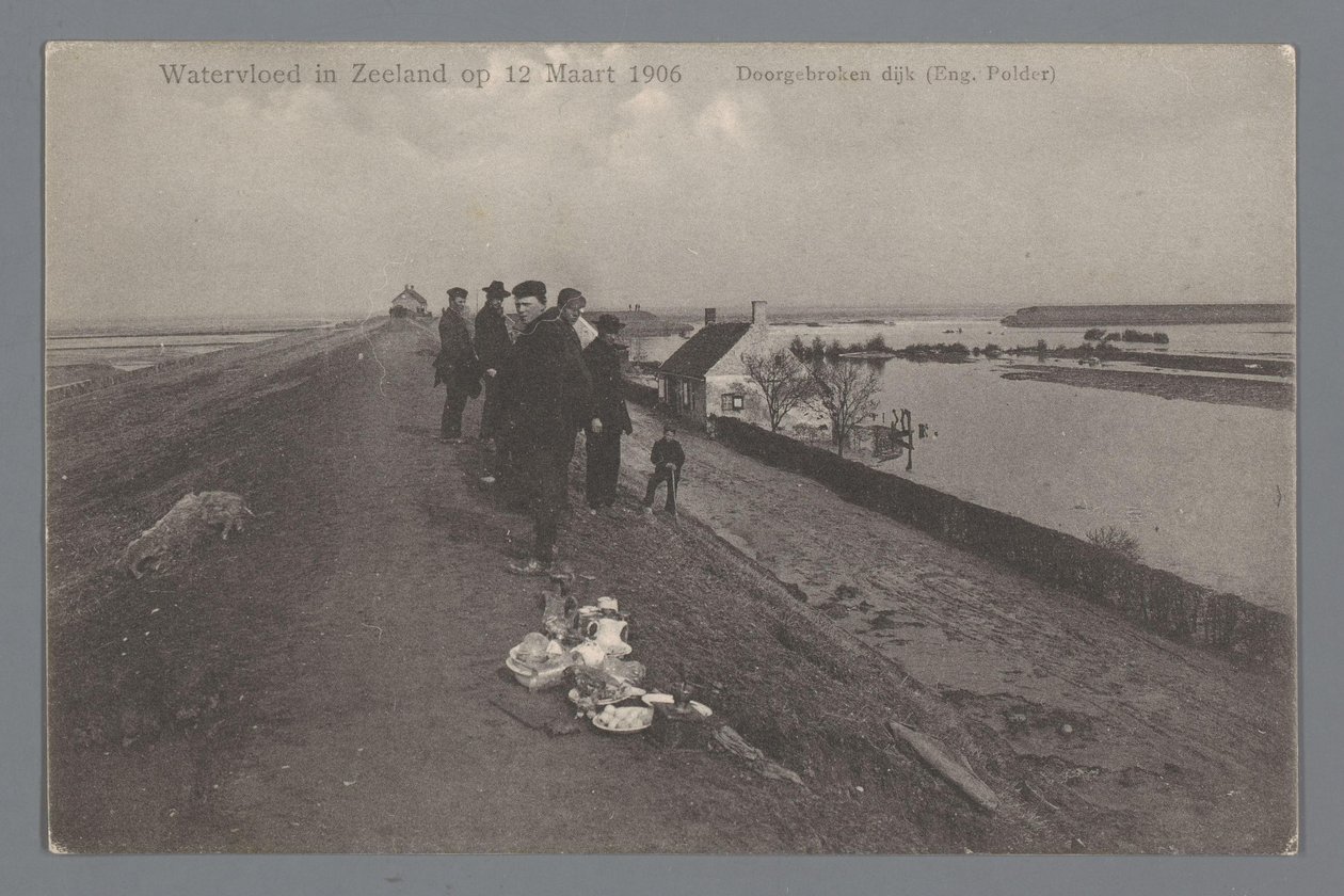 Flood in Zeeland by Gebroeders van Straaten